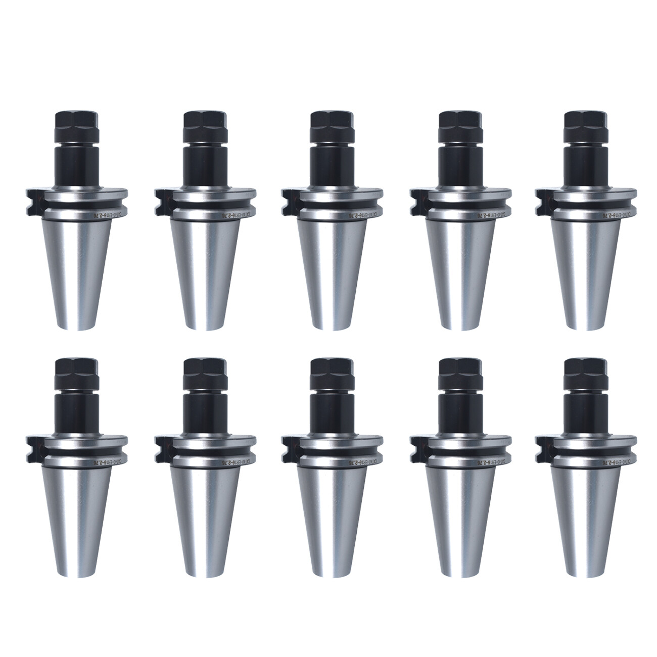 10PCS CAT40 ER16 2.76″ 70mm Collet Chuck Tool Holder Balanced G2.5 20000RPM US