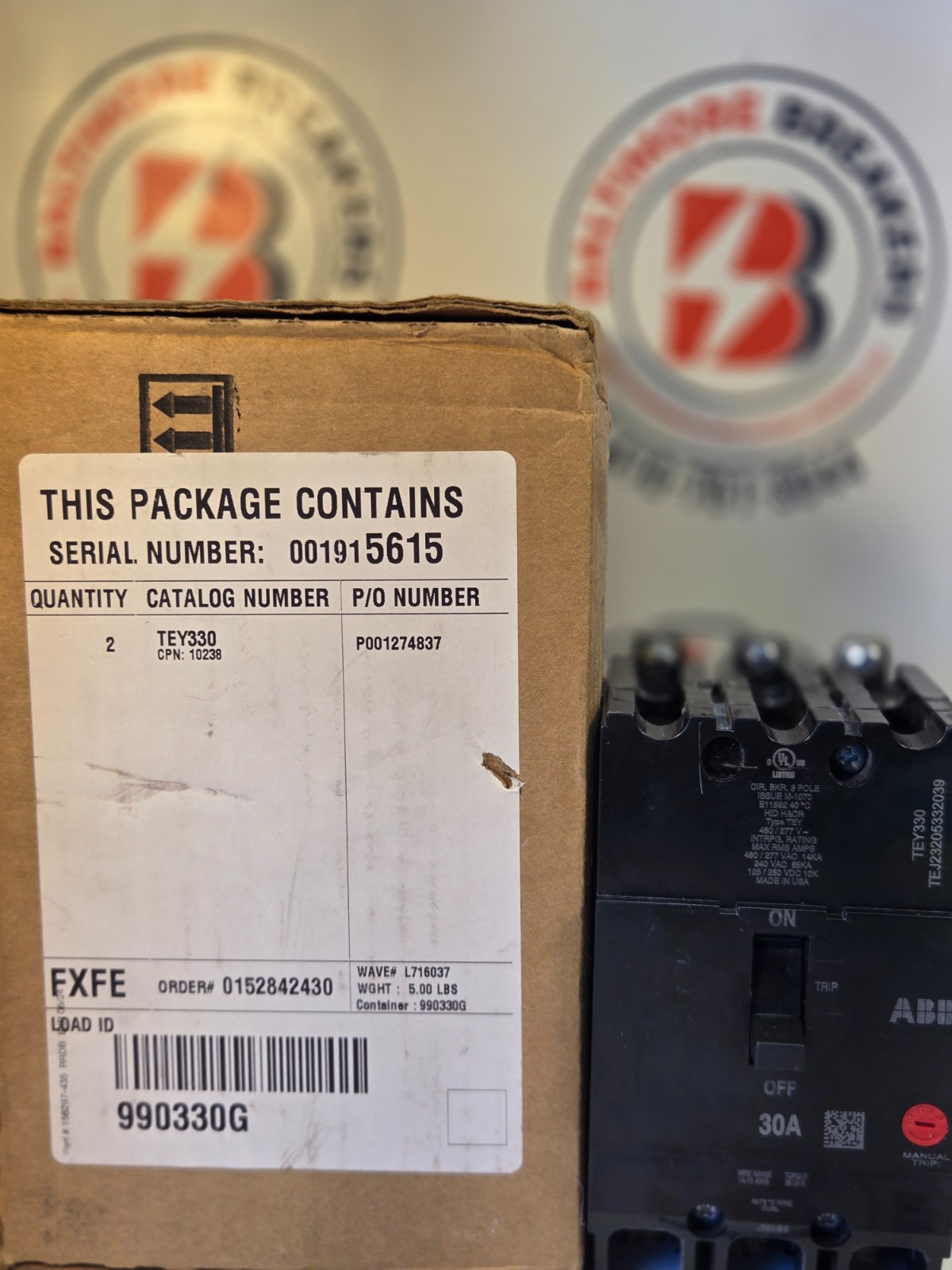 ✪✪NEW IN BOX✪✪ GE – TEY330 – Circuit Breaker – 30A ✪✪NEW IN BOX✪✪