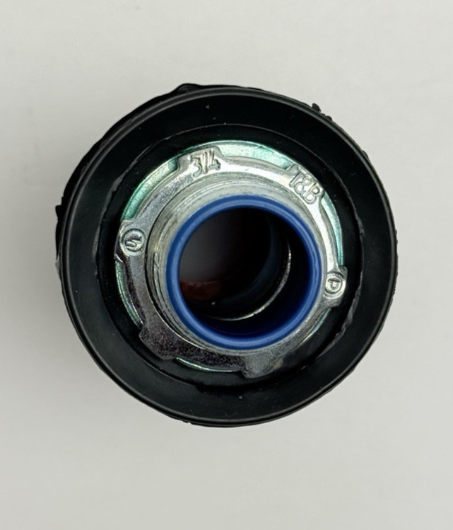 OCAL T&B ST3/4-G 3/4″ PVC COATED LIQUIDTIGHT CONNECTOR, GRAY