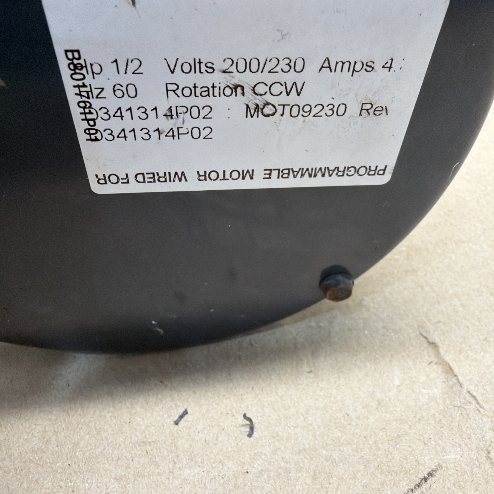 TESTED🔥 ECM 1/2HP Blower Motor 2.3 Controller GE 5SME39HL0252 208/230V CN02
