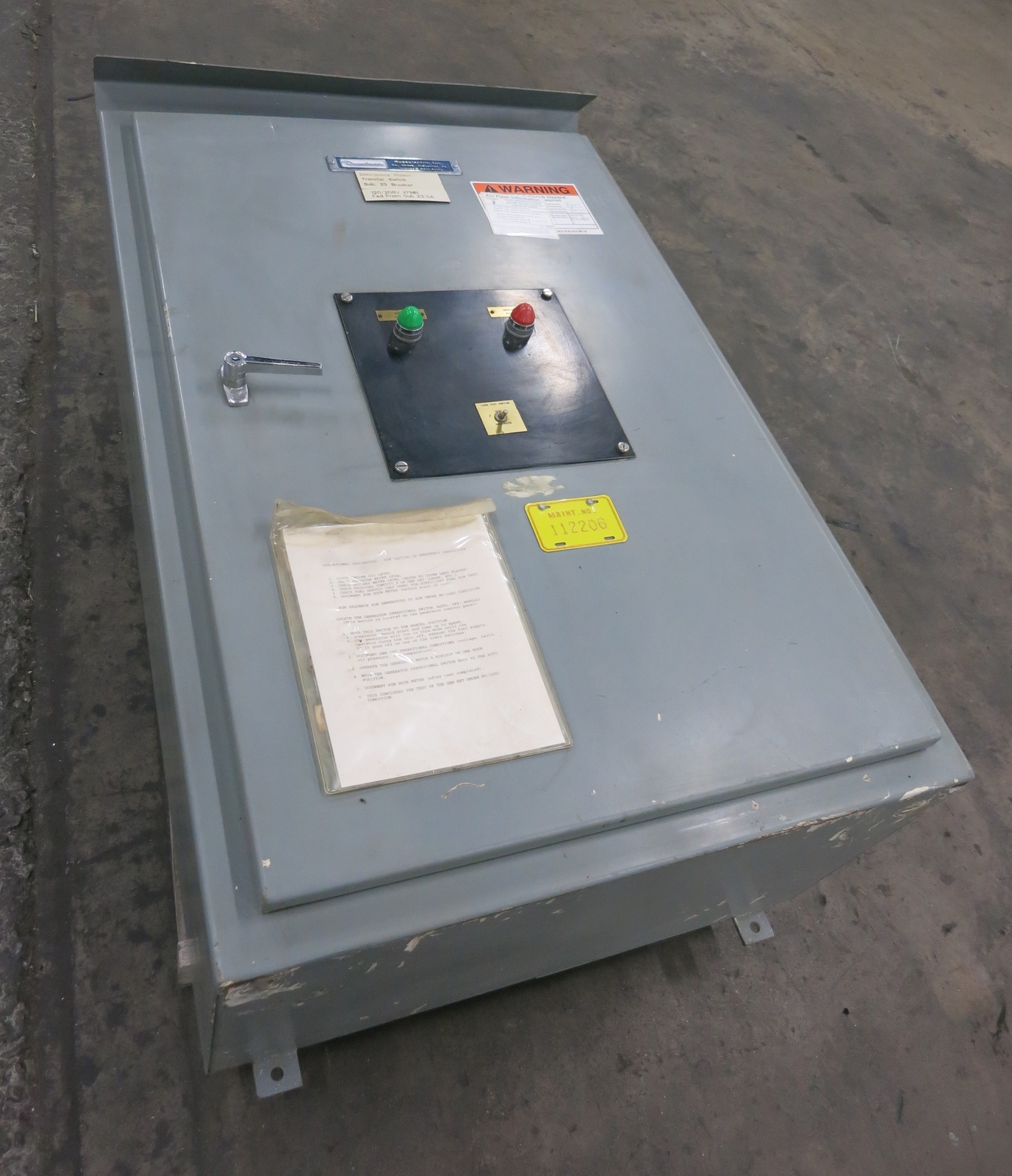 Russelectric RMT-2603CE 260A 480/277V Automatic Transfer Switch 3PH 4W ATS 480V