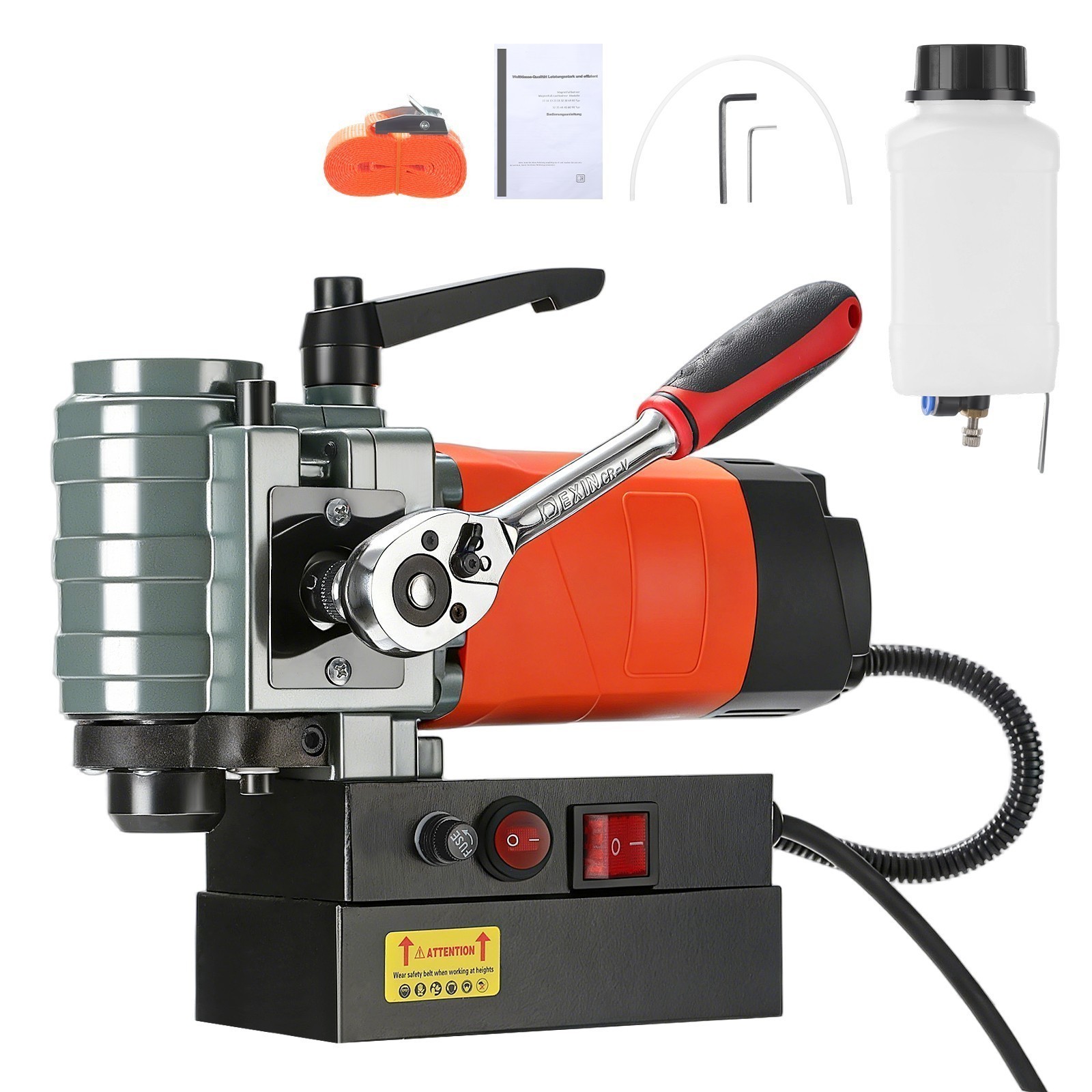 1300W Low Profile Mag Drill Light Weight Portable Magnetic Drill Press GEARZAAR