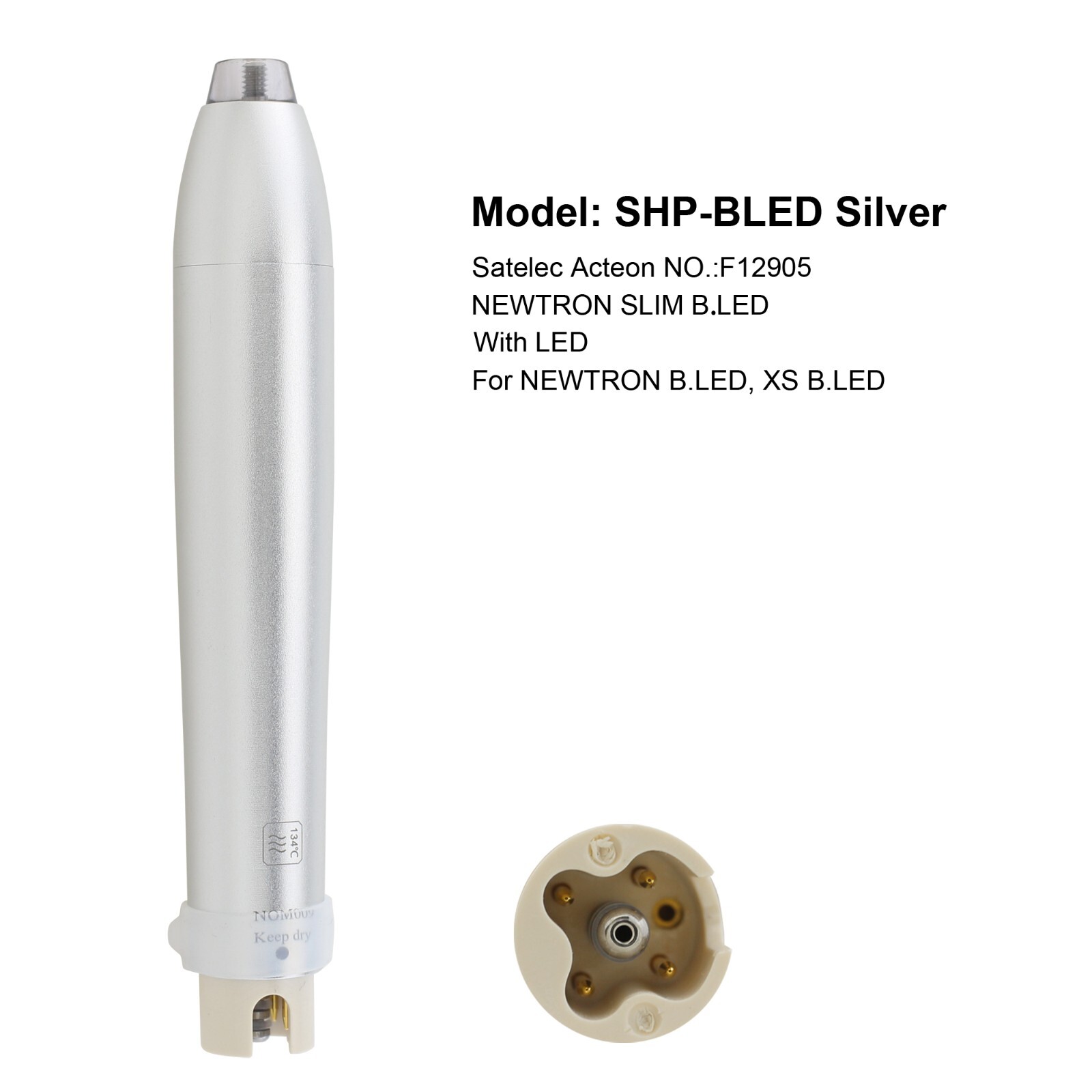 Satelec Acteon Newtron Slim B.LED Handpiece For Ultrasonic Scaler P5 P5XS Dental