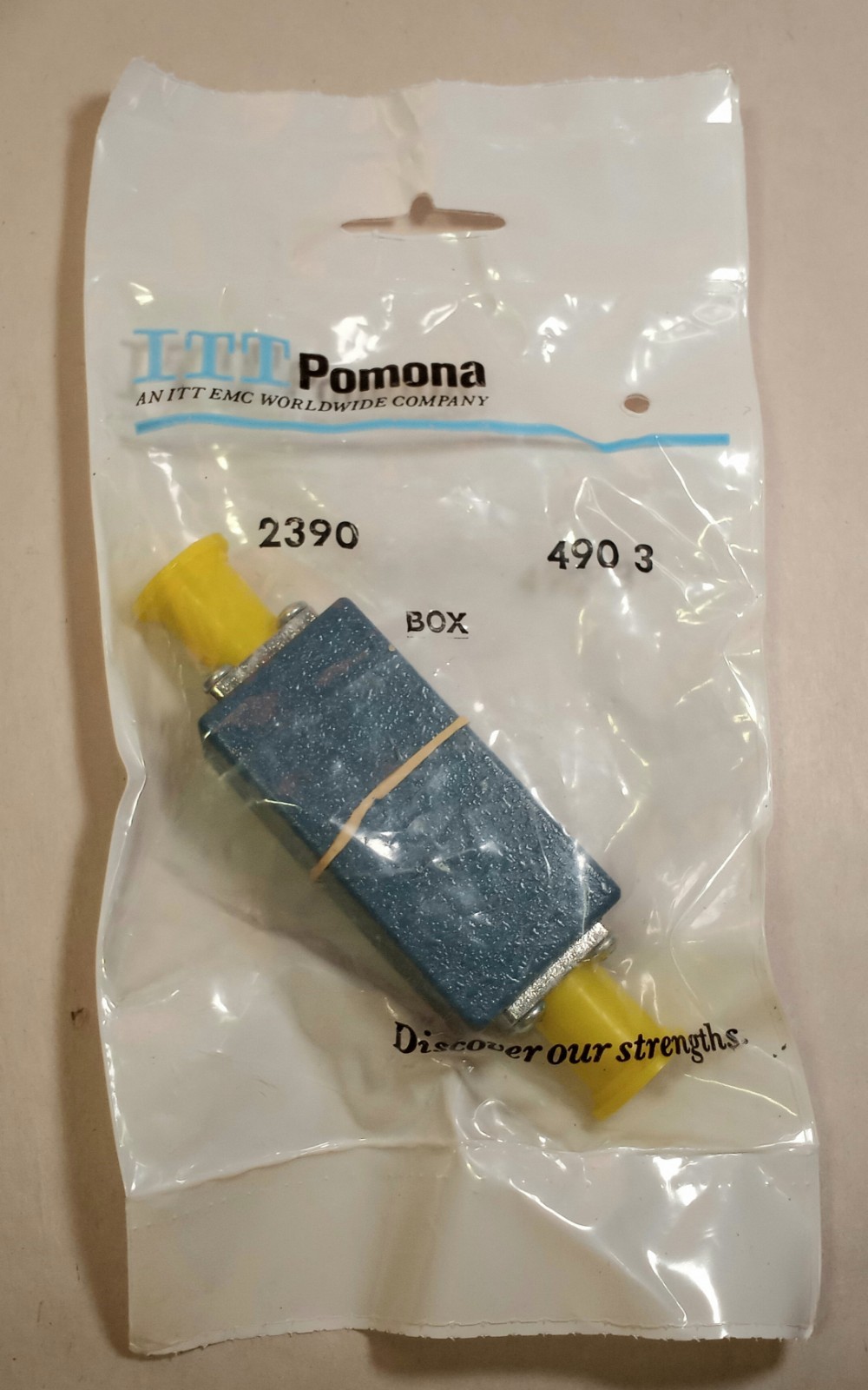Pomona Model 2390 Blue Enamel Shielded Box New In Bag NOS