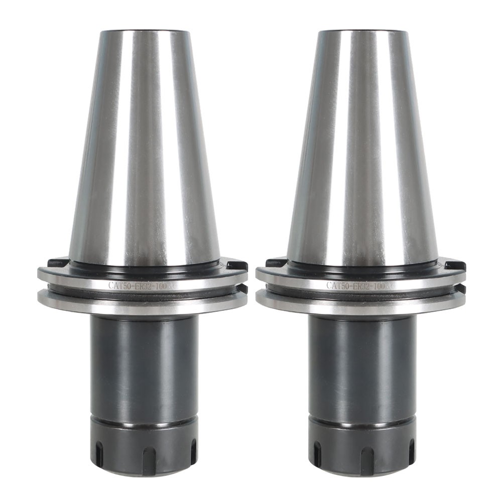 4 PCS CAT50-ER32 COLLET CHUCK 4″ Gage Length—4 CHUCKS NEW Tool Holder Set