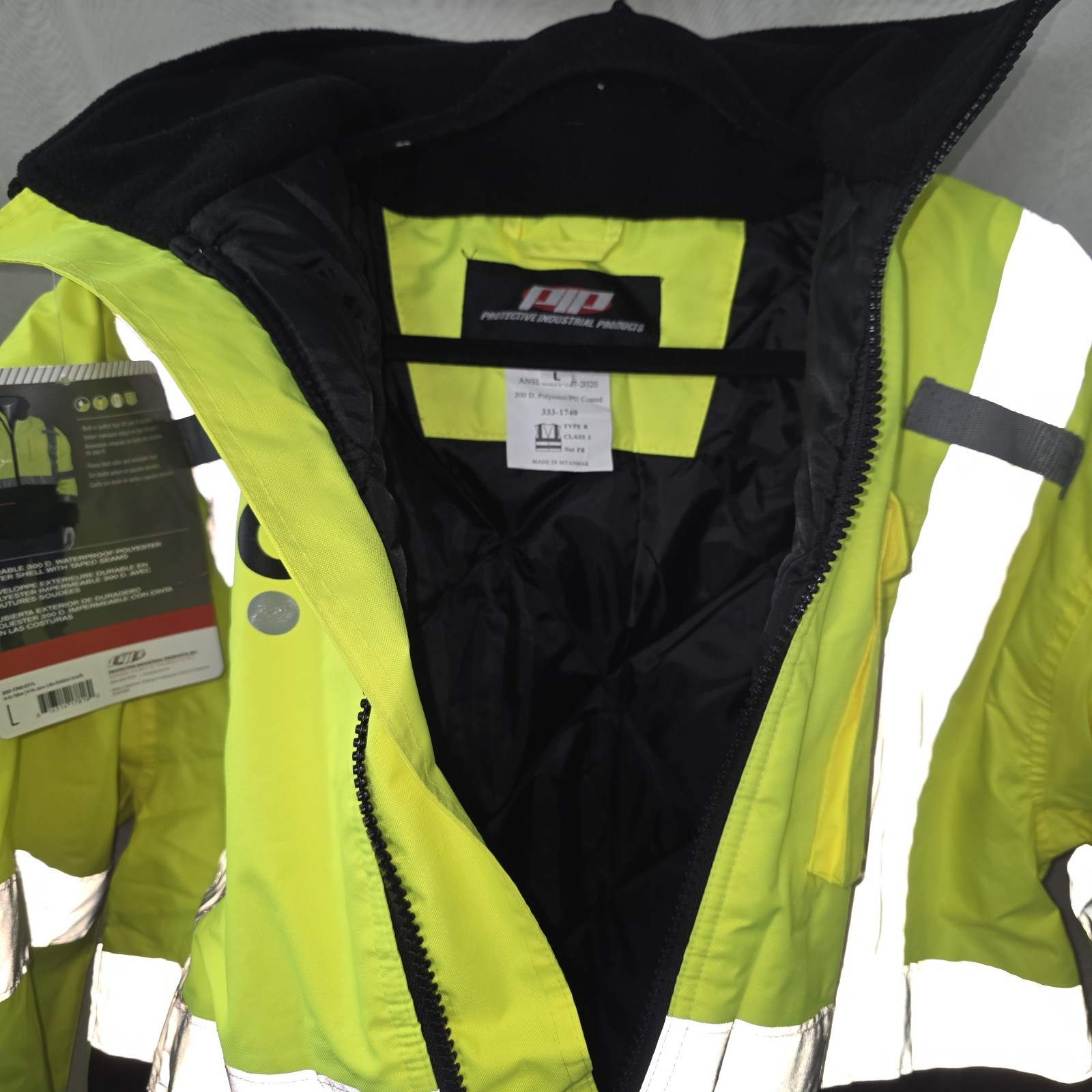 PIP Protectiveness Industrial Products Unisex Safety Large Coat Water Proof