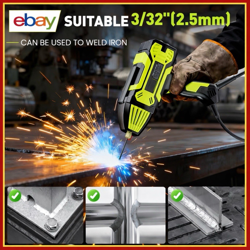 Portable ARC Welder 20-200A IGBT Handheld Stick Welding Machine Kit 110V