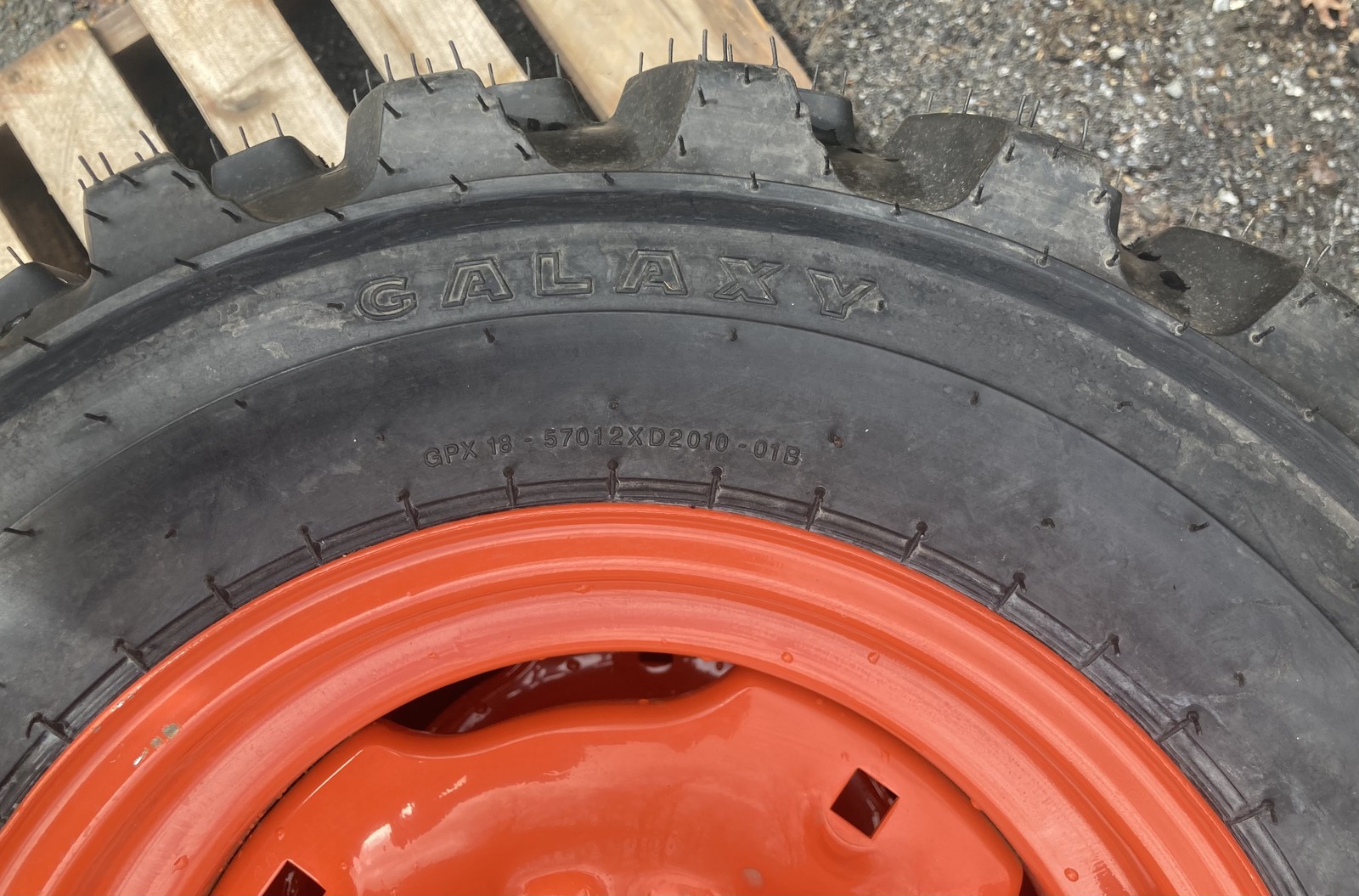 1 or 4-5.70-12 Galaxy XD2010 Skid Steer Tires/Wheels/Rims for Bobcat S70 & more