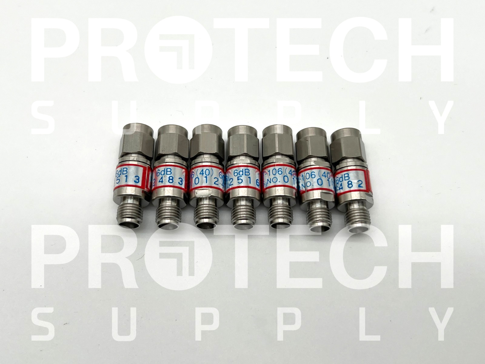 (Lot of 7) HRS AT-106 Coaxial Fixed Attenuator 6dB with WARRANTY