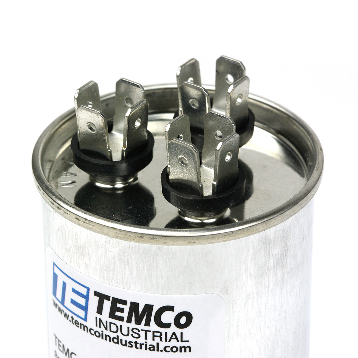 TEMCo 45+7.5 uf/MFD 370-440 VAC volts Round Dual Run Capacitor 50/60 Hz -Lot-2