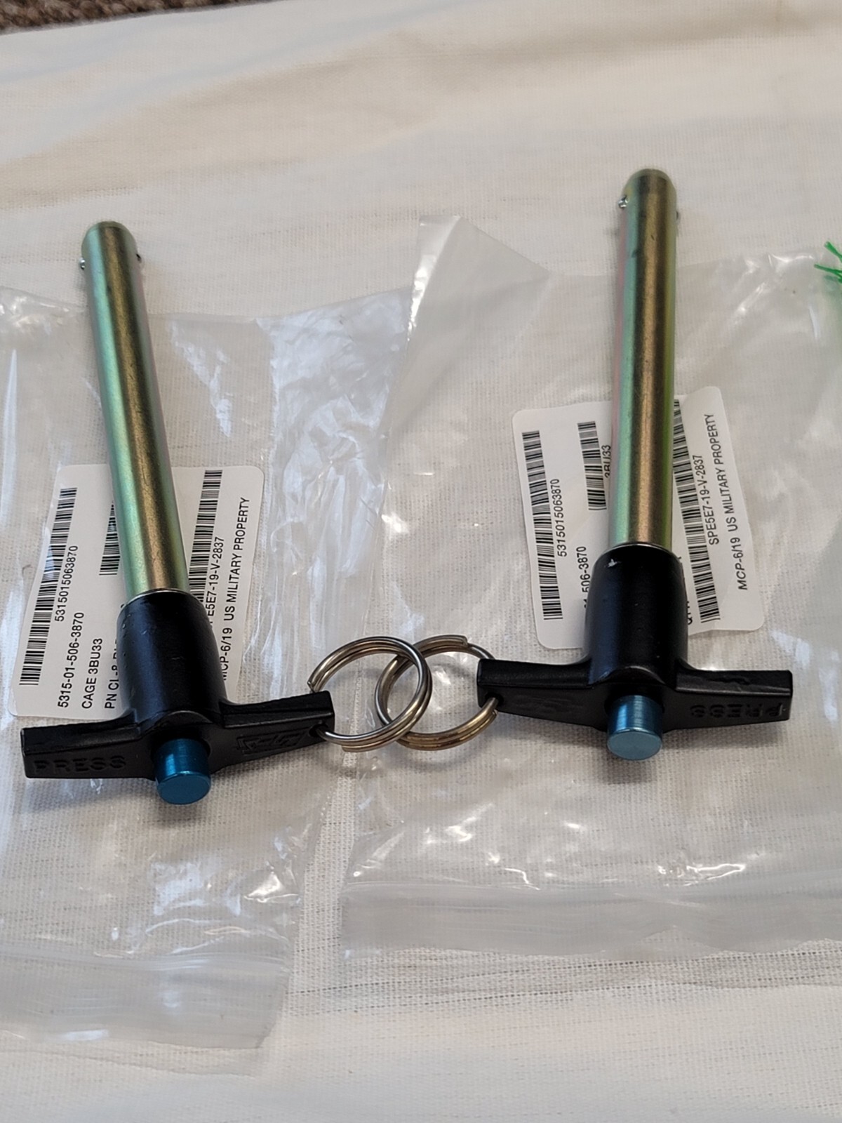 Carr Lane Ball Release Locking Hitch Trailer Tow Pin T-Handle 1/2 4″ CL-8-BLPT-4