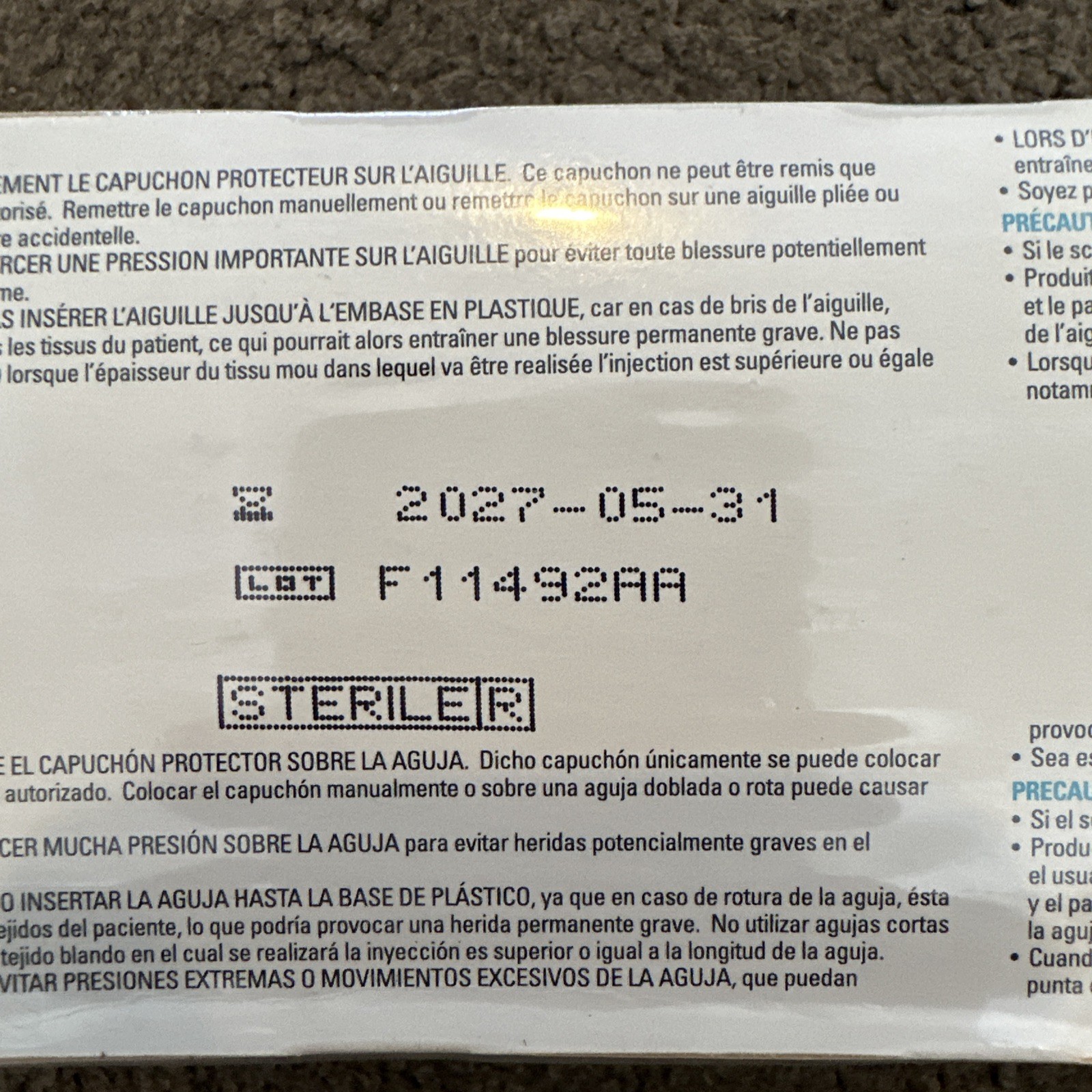 QTY 100 Quala DP47827 Dental Needles 27 Gauge Short 1″ Orange