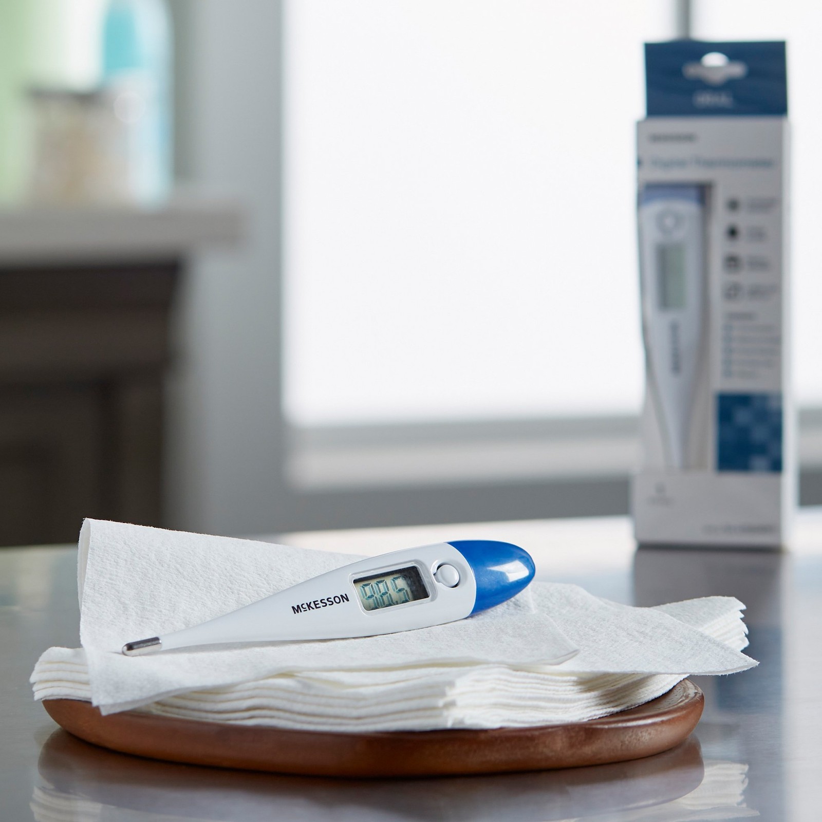 McKesson Oral Digital Thermometer Stick LCD Display 16-415GMHT 1 Each