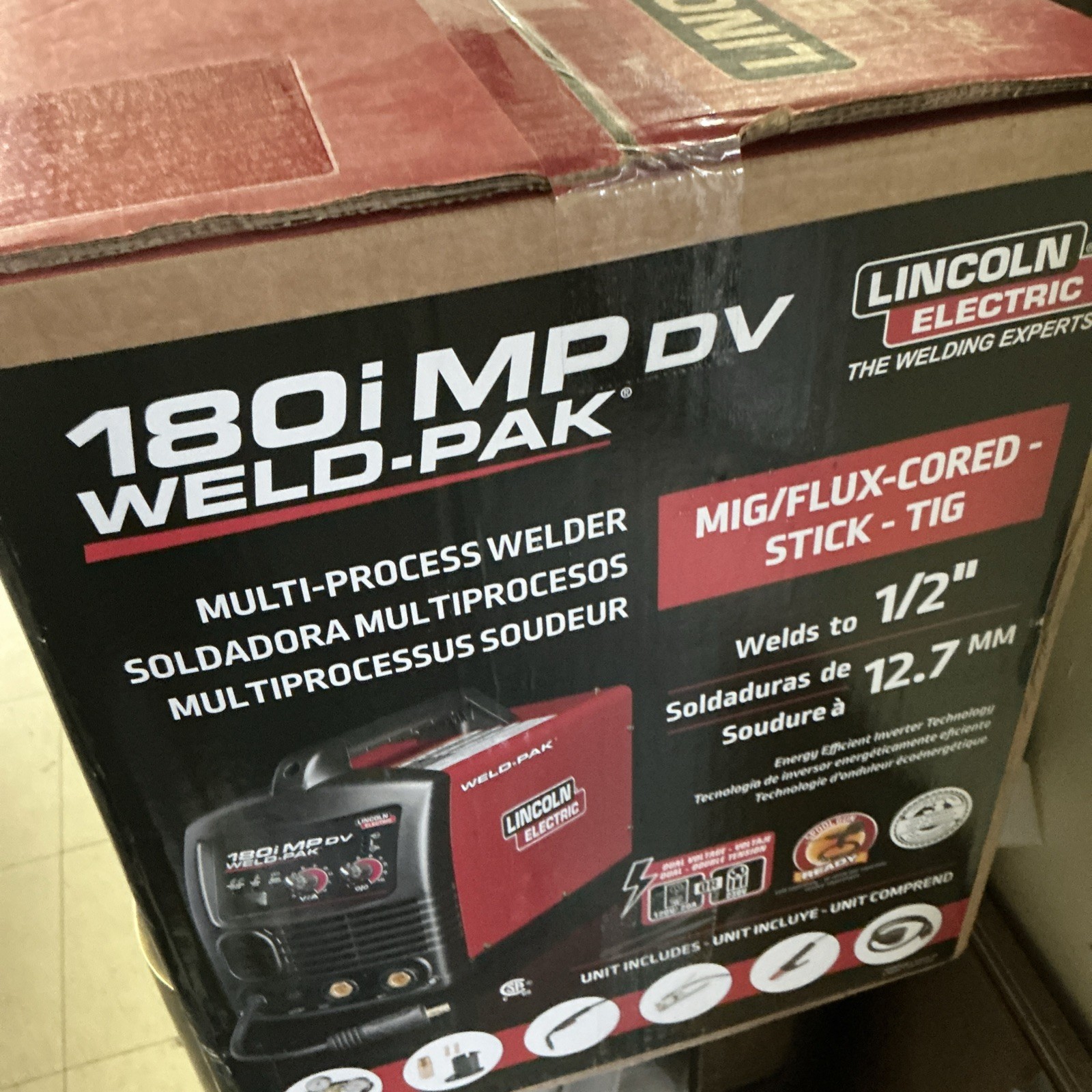 Lincoln Electric 180i MP DV Weld Pak Multiprocess Welder K5257-1 New