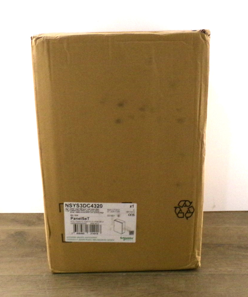 NEW SCHNEIDER NSYS3DC4320 ENCLOSURE 12″W X 16″H X 8″ D NEMA 4X RATED S7