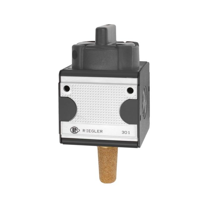 Riegler K 34, Ball Valve 3/2-Way «Multifix», Lockable, Size 3, G 3/4, 100614