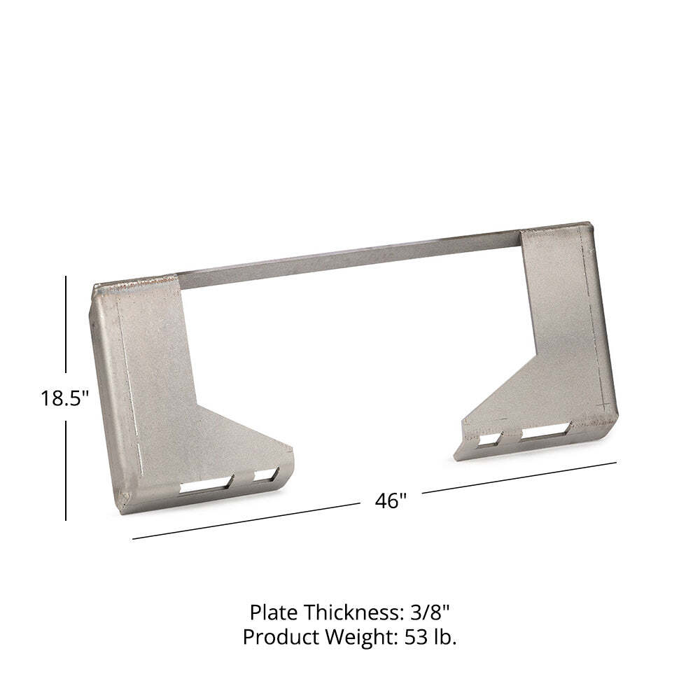 Titan Attachments 3/8in Universal Quick Tach Cut Out Mount Plate