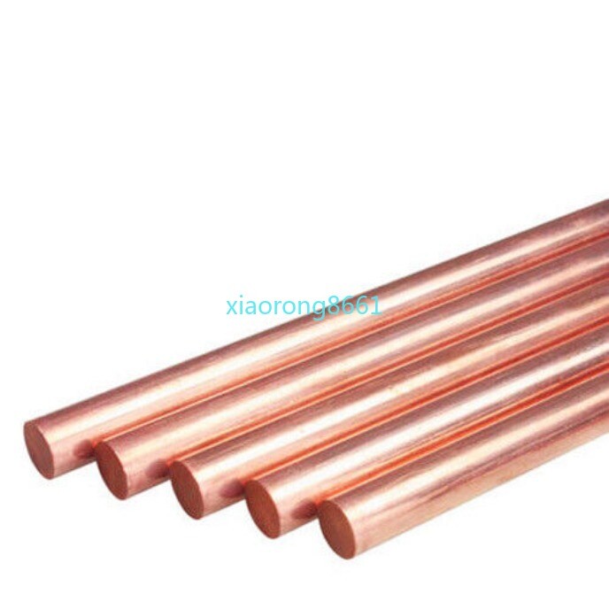 1PC Pure Copper Rod 99.9% Round Bar Stick Dia 3mm -10mm Length 100/ 150/ 250mm