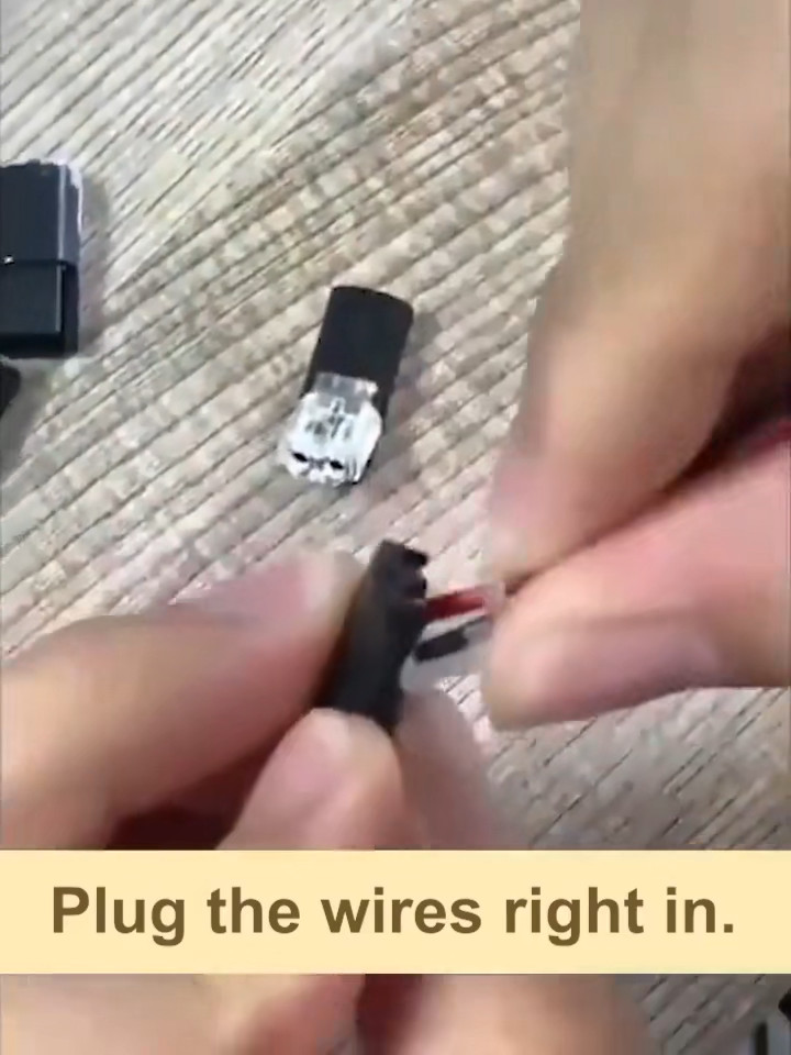 10~100pcs Double-Wire Plug-in Connector,Cable Clamp with Locking Buckle,AWG18-22