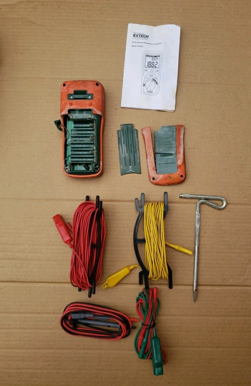 Extech Instruments 382252 Earth Ground Resistance Tester Kit Not Working
