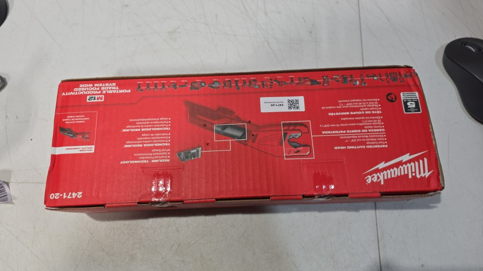 Milwaukee Tool 2471-20 M12 Cordless Copper Tubing Cutter (Tool Only)