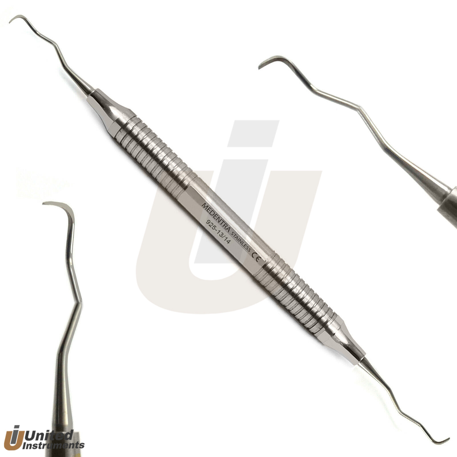 Set Of 7 Dental Gracey Curettes Perio Hollow Handle Surgical Hygiene Scalers New