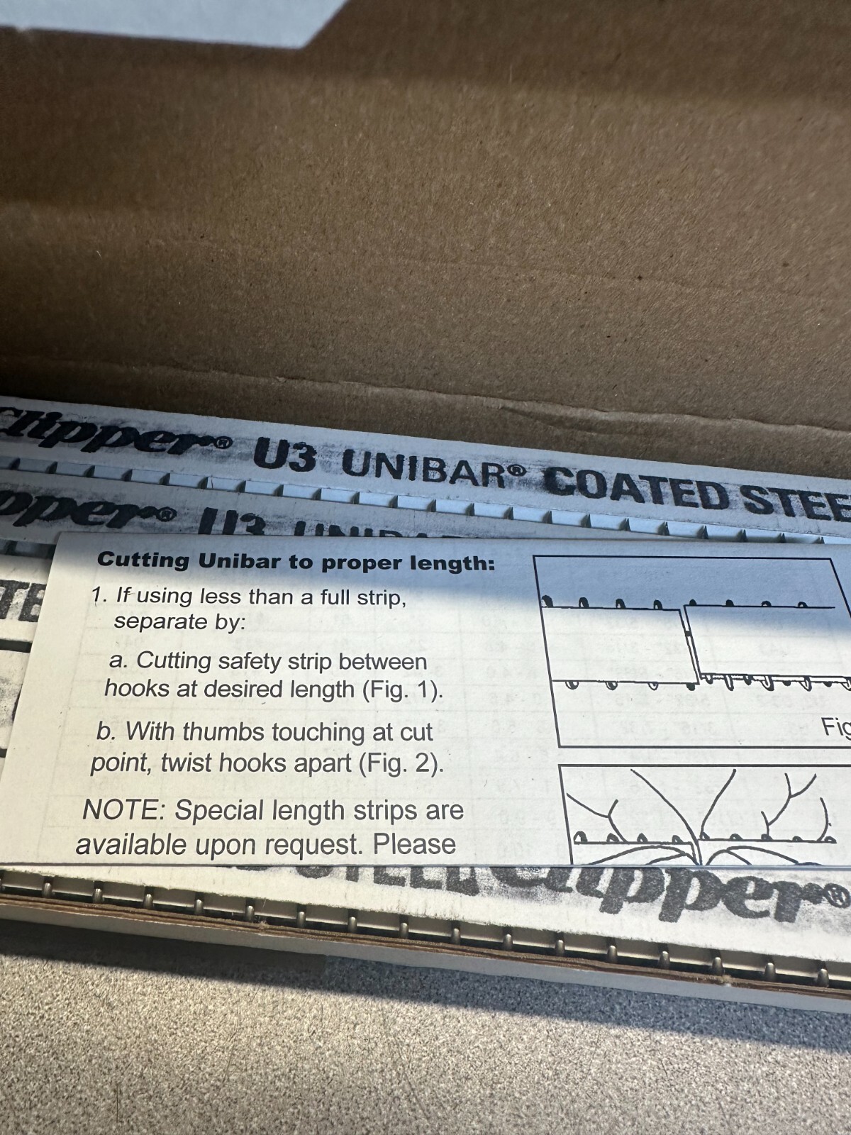 CLIPPER U3C24 BELT FASTENERS 18454 COATED STEEL 24″ (BOX OF 10) NEW FREE SHIP