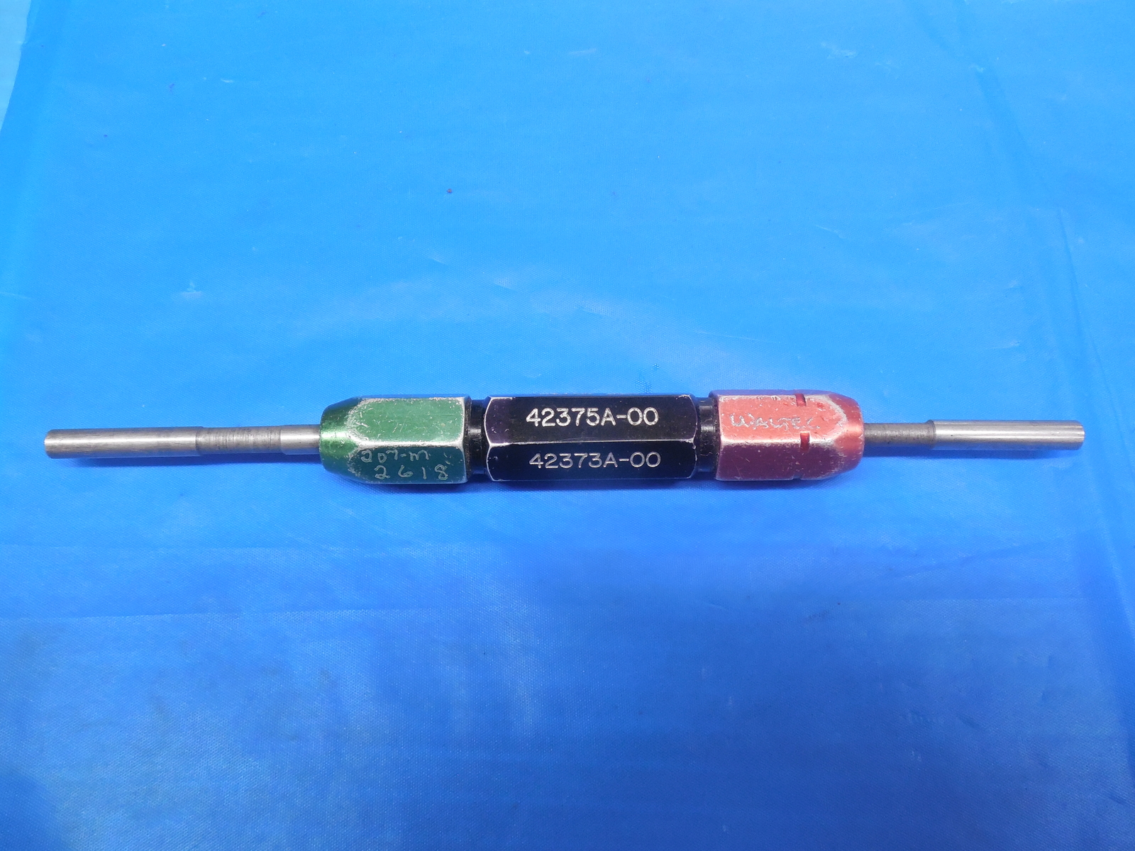 5.000 & 5.100 METRIC PIN PLUG GAGE GO NO GO ONSIZE & OVERSIZE 5 mm .1969 5.0