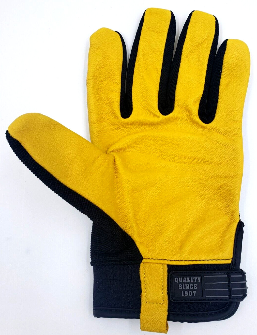 WELLS LAMONT HydraHyde LEATHER WORK GLOVES Breathable Water Resistant (medium)