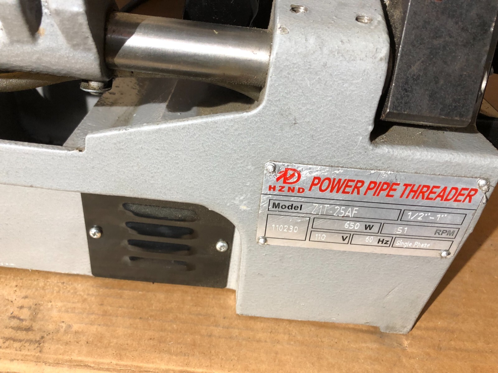 Electric Pipe Threader Machine 1/2″-1″ Pipe Threading Machine, Z1T-AF