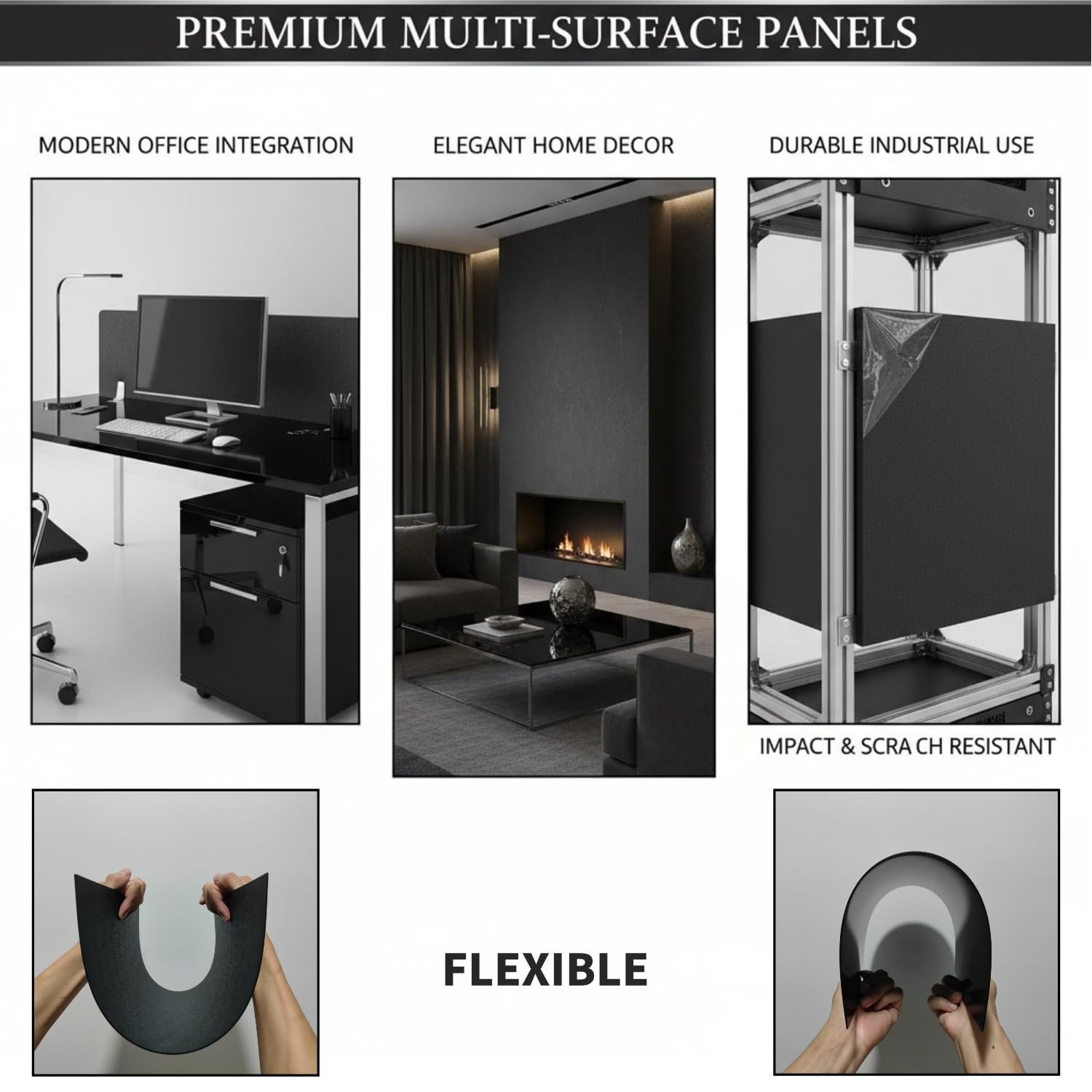 Black ABS Plastic Sheet,Moldable Plastic Panels,Thermoplastic Hard Board,High Fl
