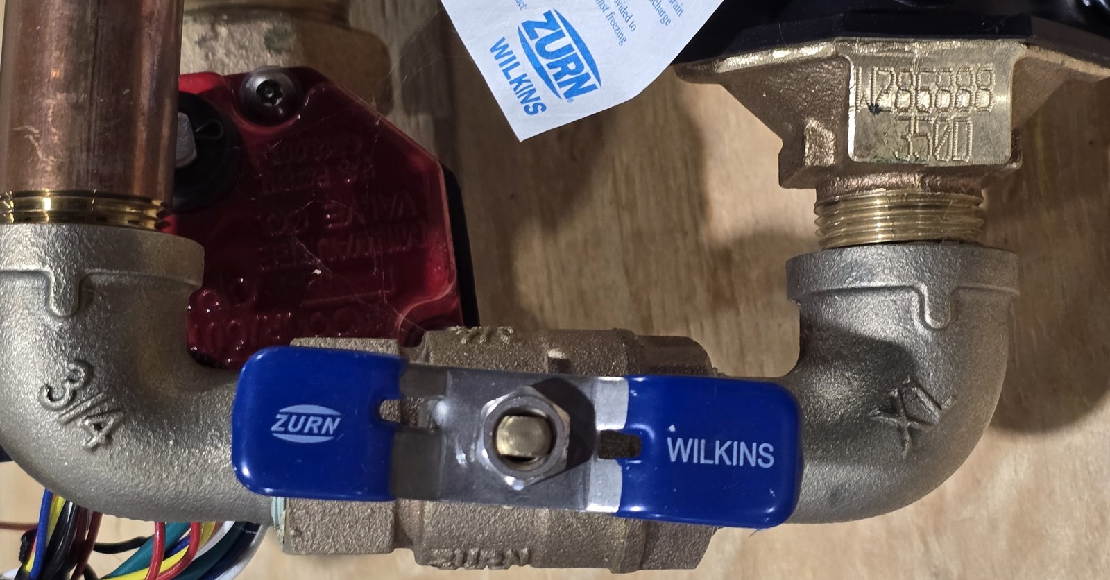 Zurn Wilkins 950XLTDABFSSLM 2 Inch Double Check Detector Assembly