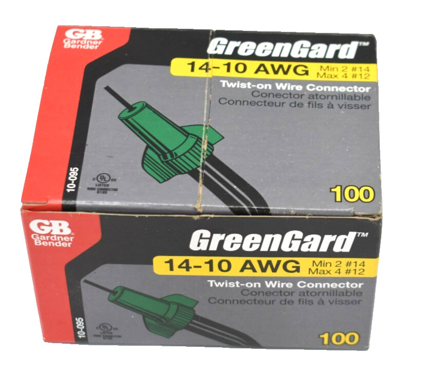 Gardner Bender GreenGard 14-10 AWG Twist On Wire Connectors 100 Pack 10-095