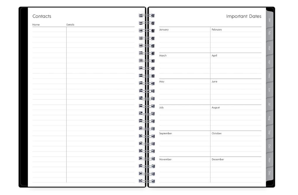 Blue Sky 2027 Weekly and Monthly Planner Calendar, Includes January 2027 – Decem