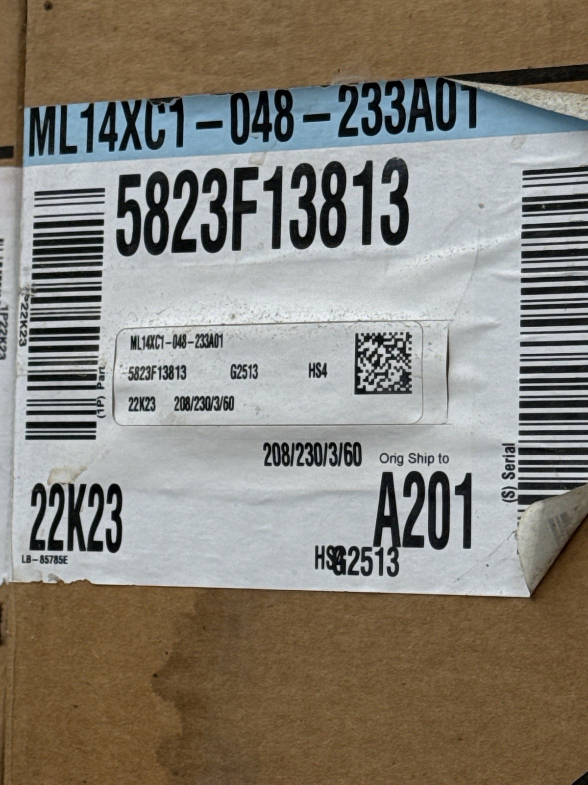 Lennox 4 Ton AC Condenser – 3 PHASE – New/Surplus