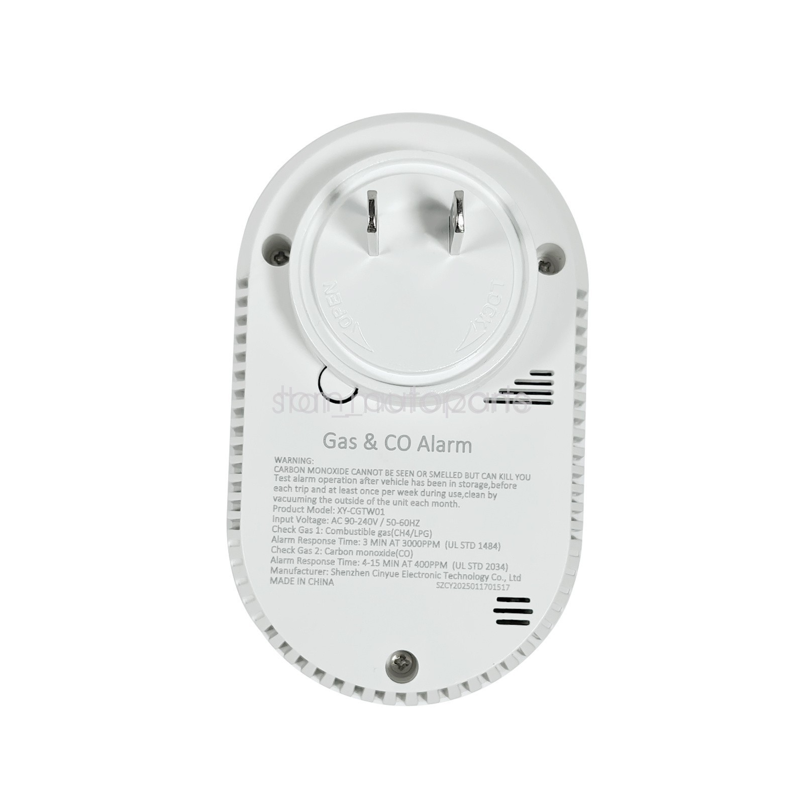 10-Pack Digital Gas Leak Detector Alarm Sensor Propane Butane Methane Catch
