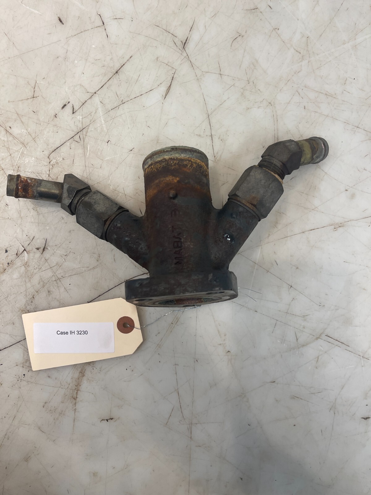 Case IH Patriot 3230 Sprayer Iveco 6.7 Thermostat Housing Water Tube