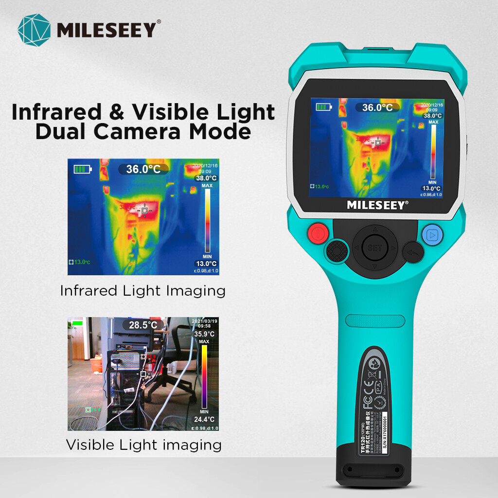 Mileseey Handheld Thermal Imager IR Infrared Imaging Camera With 3.5″ LCD Screen