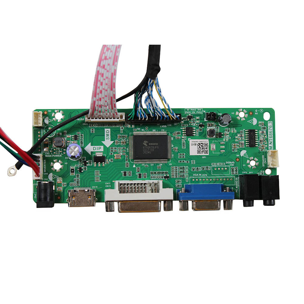HDMI VGA DVI LCD Controller Board For 32inch 1920×1080 P320HVN01.1 LCD 24V Board