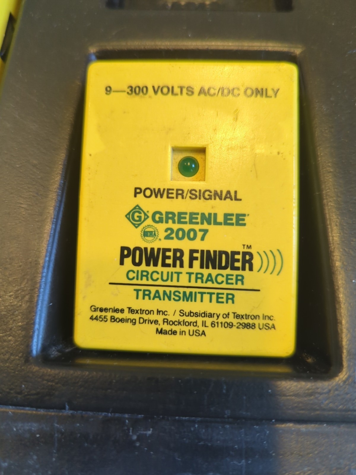 GREENLEE 2007 POWER FINDER Circuit Tracer “Good Condition, Normal Wear”