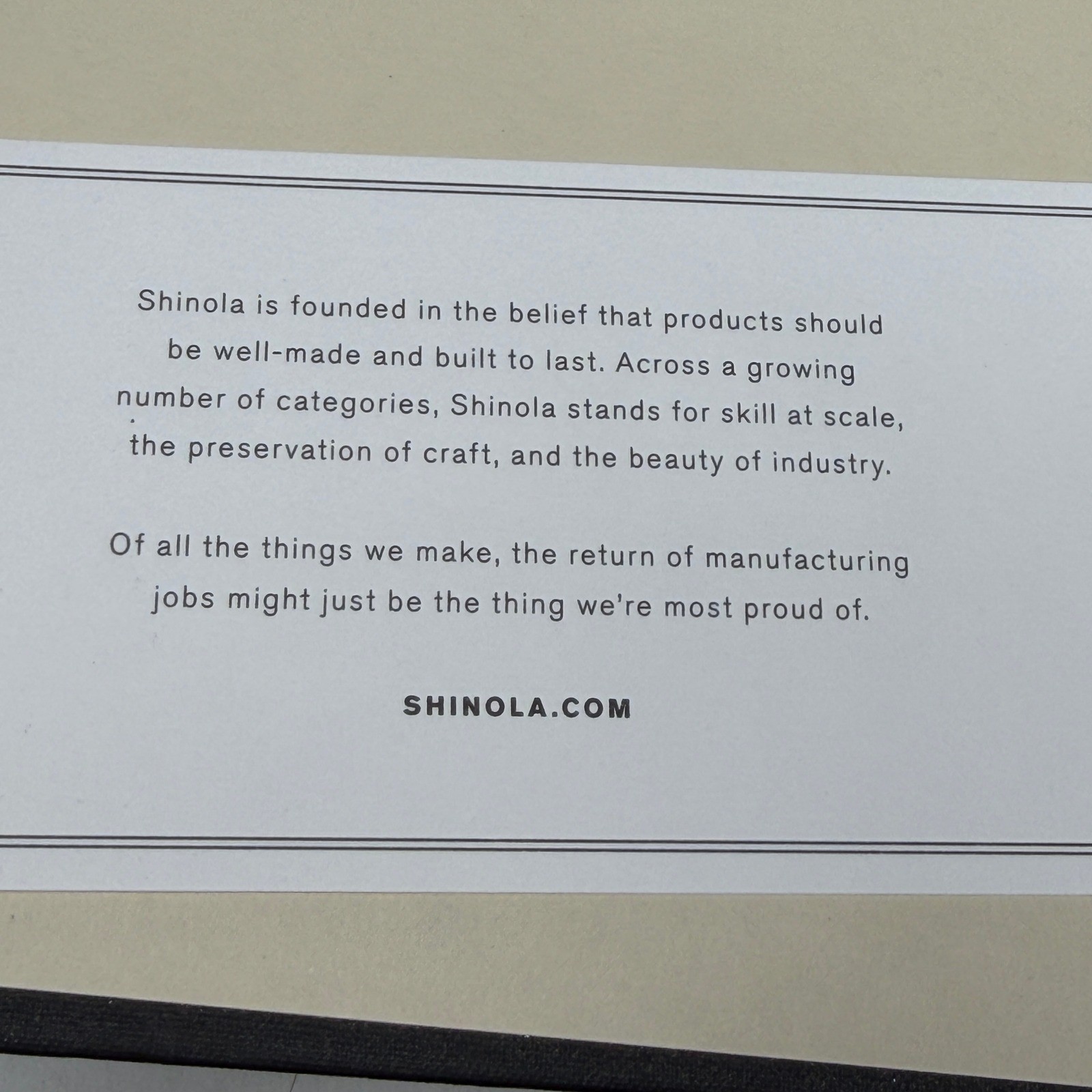 Shinola Notebook Unisex Large Jet Black Ruled Linen Hardcover S0710010921