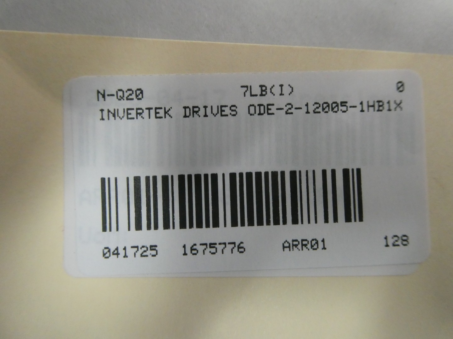 Invertek Drives ODE-2-12005-1HB1X Vfd Drive 250v-ac 1/2hp 200-240v-ac 0-500hz