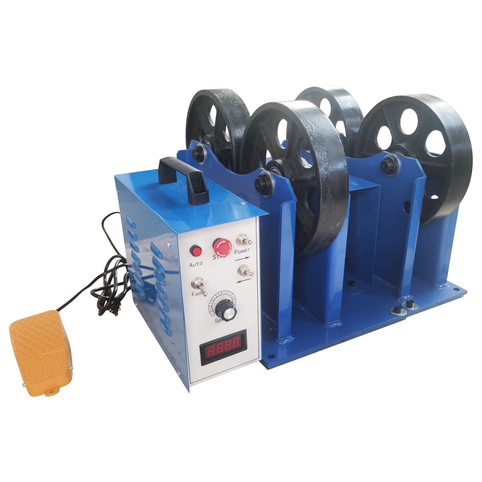 1T/ 2200lb Welding Tank Turning Roller Welding Positioner Iron wheel for TIG