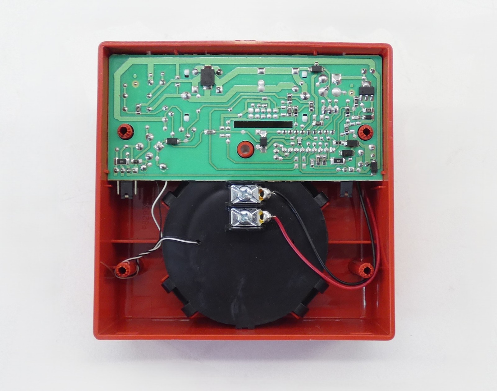 Eaton ASWP-2475W-FR Wall Mount Audible Horn Strobe Red Fire Alarm Wheelock 24…