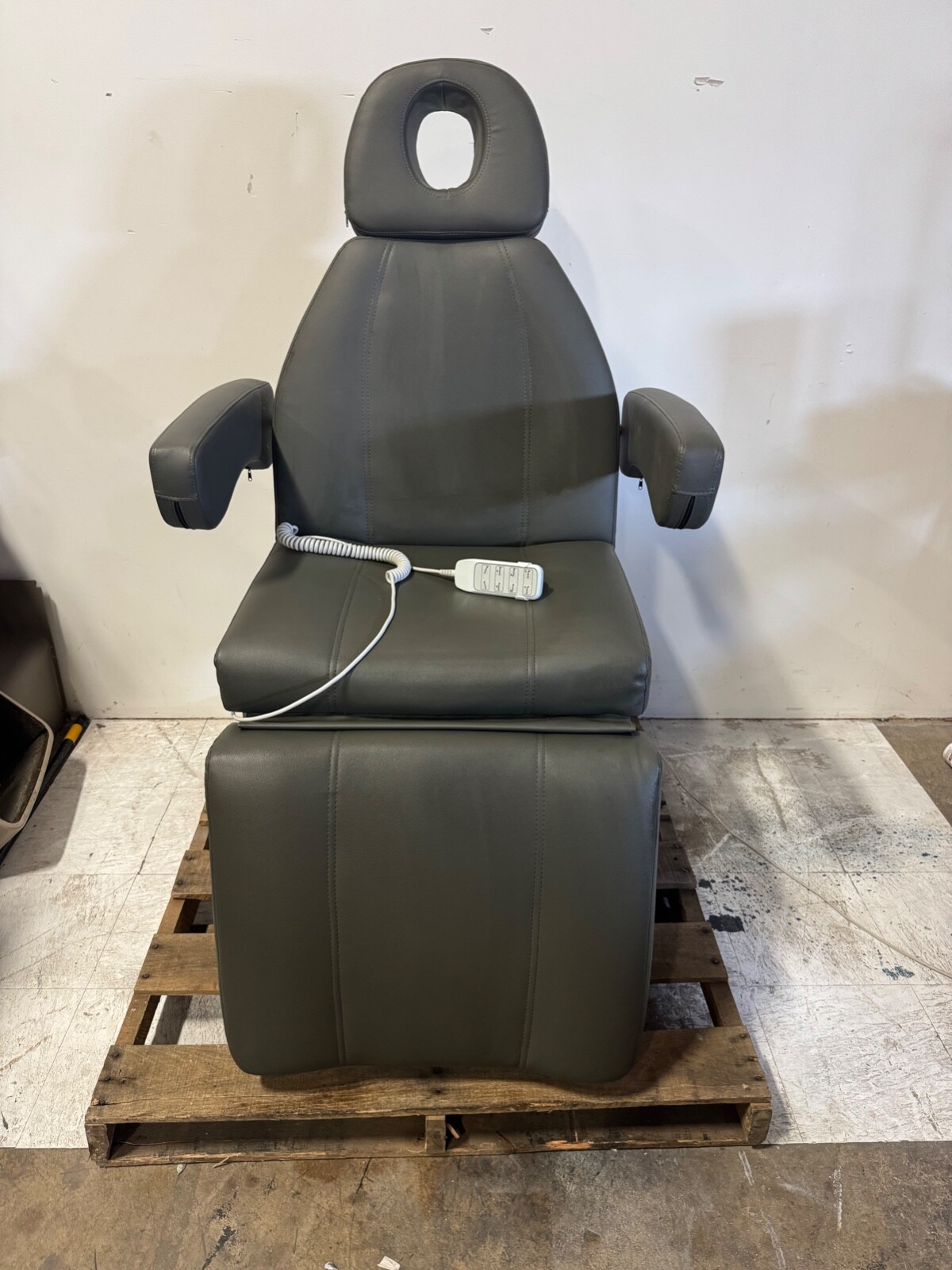 Medici 4-Motor Electric Medical Procedure Chair Charcoal Gray MedSpa Dermatolog