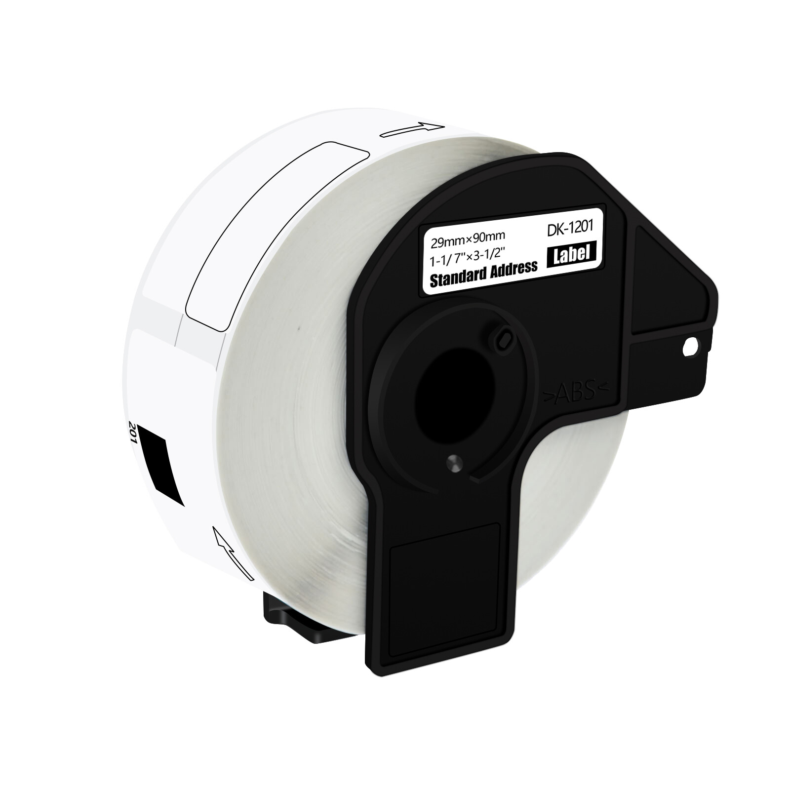 2Rolls DK-1201 1.1in x 3.5 in Standard Paper Address Labels For Brother QL-810W