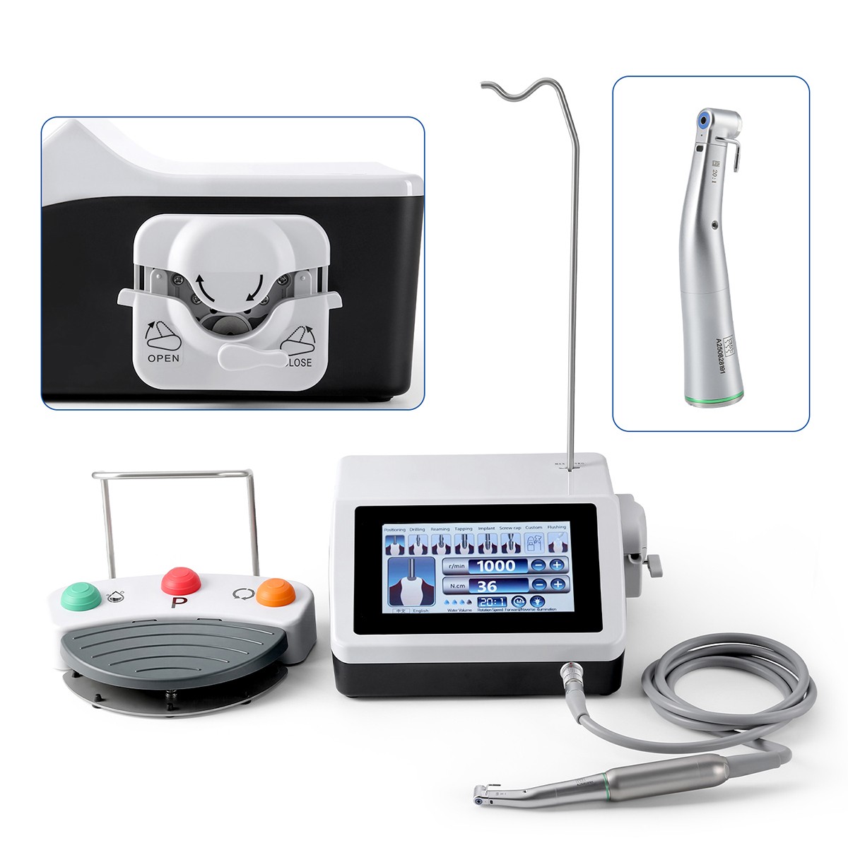 Dental Implant Motor System LED / 2in1 Piezo Surgery Bone Cutter Implant System