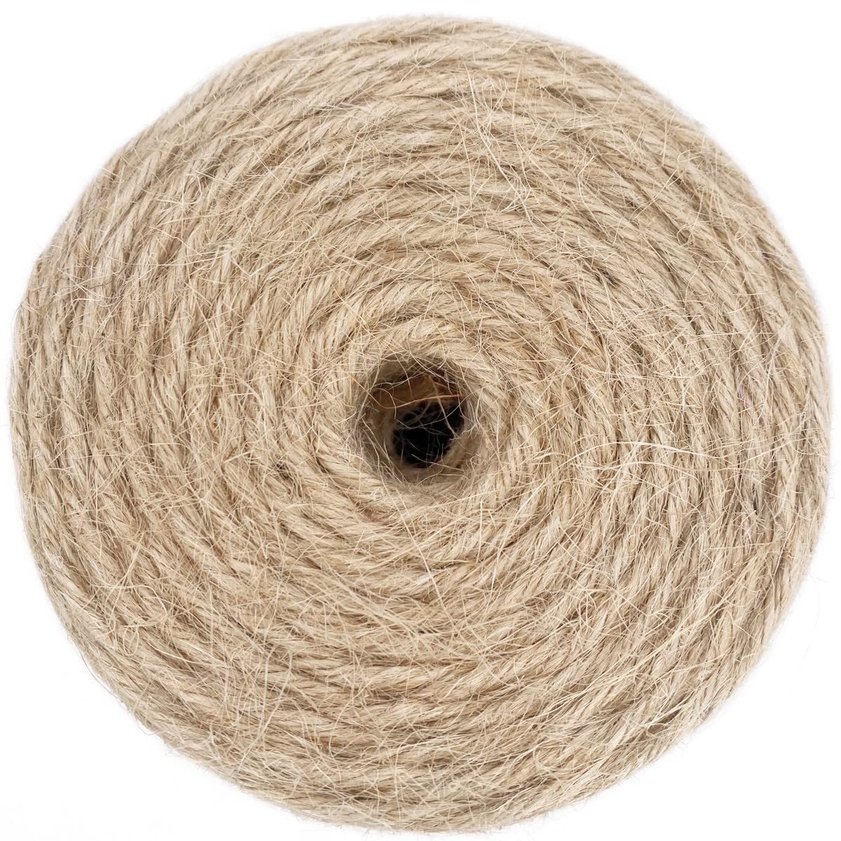 500FT Jute Twine Rope 3mm Natural Thick Garden String 3mm-4ply, Brown