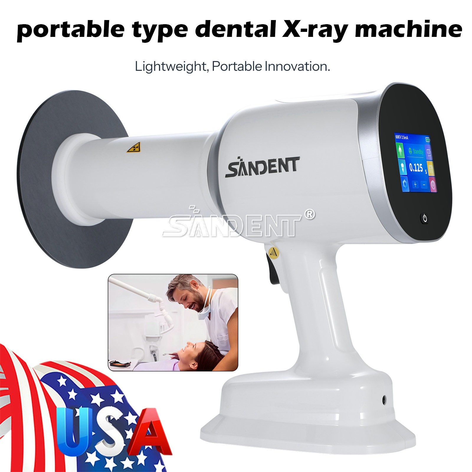 USA 10 Yabangbang Dental LED E-generator High Speed Handpiece 4 Hole