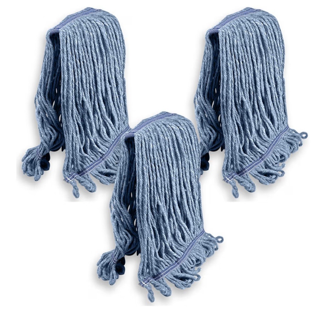 Bison Life KLEEN HANDLER Nano Microbial General Cleaning Mop – 24 Replacements